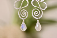 Sterling Silver Spiral Wire Earrings