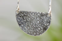  Sterling Silver Bubble Stamped Pendant